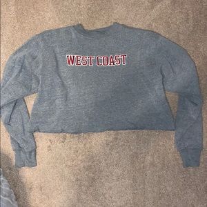 West Coast Cropped Sweatshirt